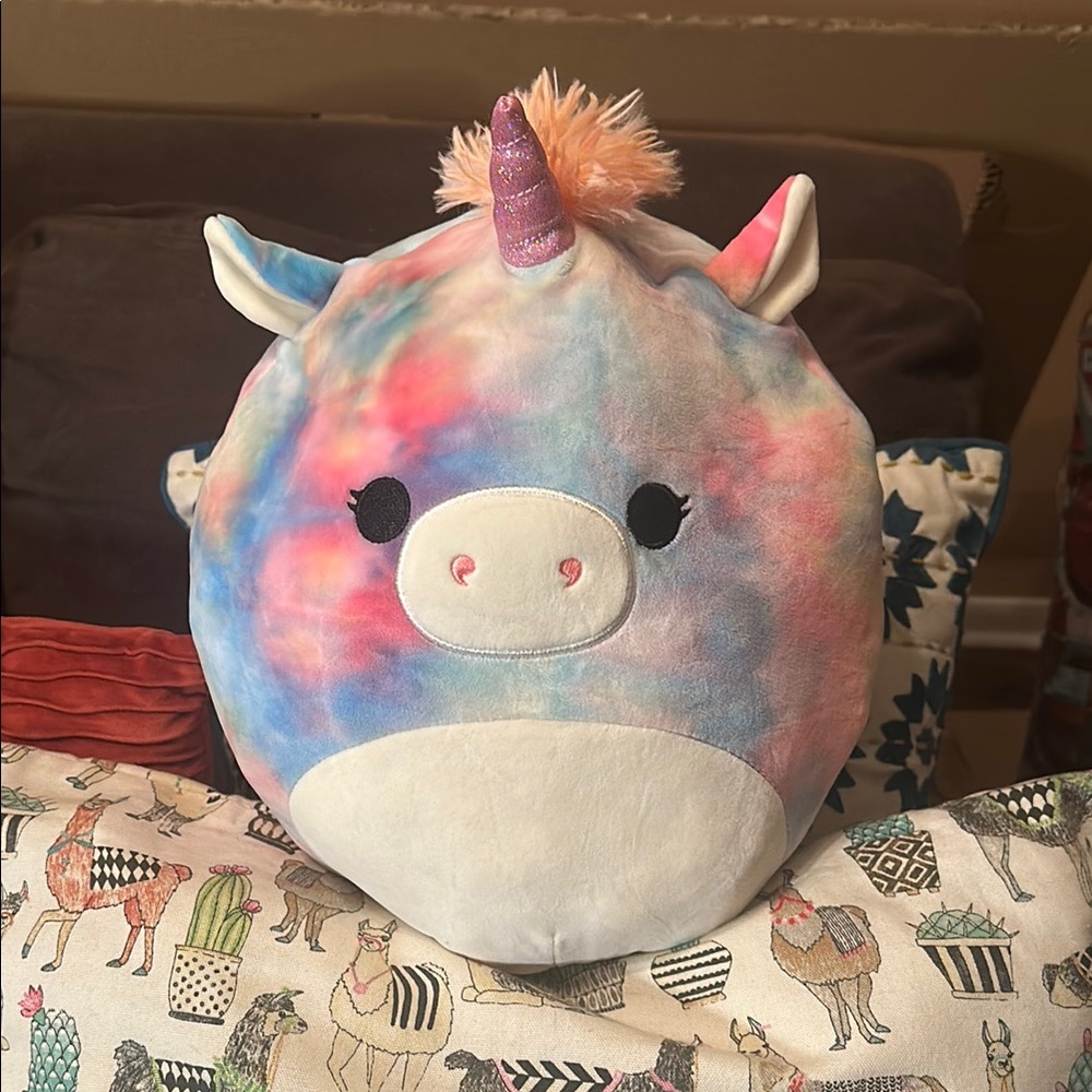 Blue Plush Dragon Pillow two in one !!